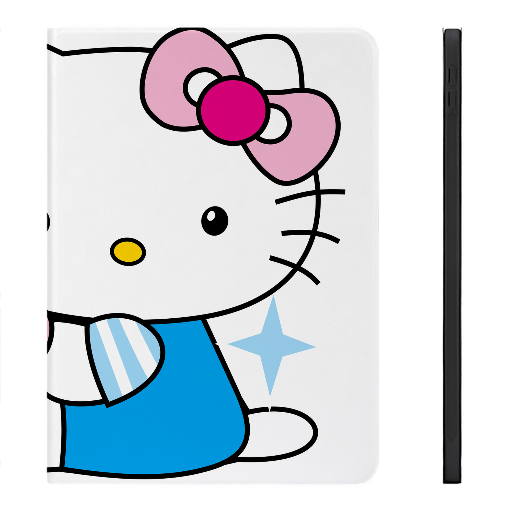 （画像用） Hello Kitty ハローキティ IPadケース ペンホルダー付き ブックスタイルデザイン
